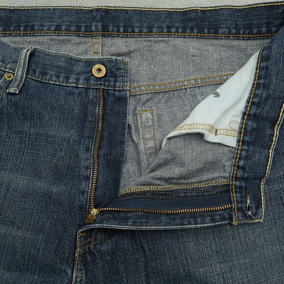 Levi's 569 Jeans Mens Fits 38x29 (Size 38x30) Blue Loose Baggy Straight Denim - Picture 3 of 16